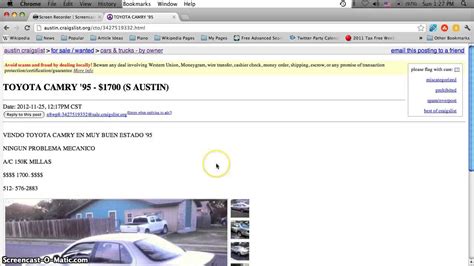 craigslist austin truck equipment